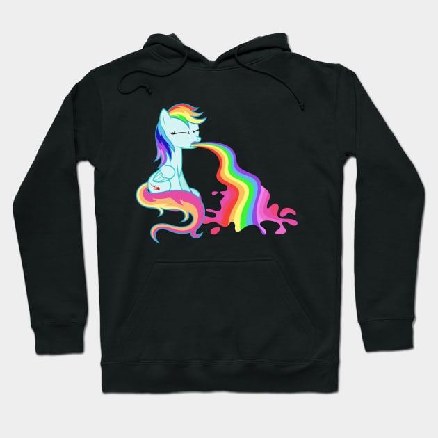 Pegasus Puking Rainbows Hoodie by Starponys